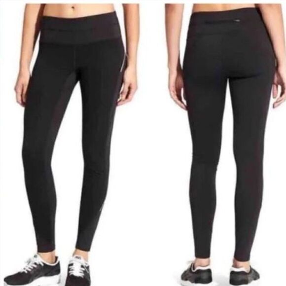 ATHLETA Windy Peak Tights Black Size Small - Picture 1 of 8